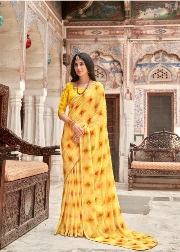 Kashvi Bahurani Fancy Wear Georgette Saree Collection